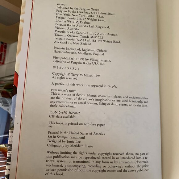 First Edition How Stella Got Her Groove Back Book by Terry McMillan - Picture 2 of 3